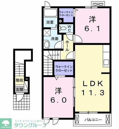 エデンIの物件間取画像